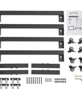 Two Pack Heavy Duty Furniture Dollies, Each 330 Lb Capacity With Locking Casters, Rustproof Steel Frame, Durable Moving Helpers For Couches, Appliances, And Large Furniture. parts set