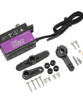 Heavy Duty Badass Digital Servo With Killer 10Kg Torque Waterproof Coreless Motor And Precision Feedback, includes accessories.