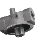 Heavy Duty Hydraulic Filter Base Oil Filter Head Assembly With 3/4 NPTF Ports And 1-12 Thread Replaces OB1318 P561136 AM106735 HH561134