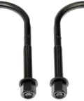 Nissan Xterra Rear Leaf Spring U Bolt Kit 2000 2004 OE Replacement, close-up view of U-bolts with threads and nuts shown.
