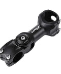 Beefy Adjustable 31.8Mm Bike Stem For Mountain Road BMX Fixie Cycling 90Mm Length 0 To 60 Degrees With Four Bolt Clamp