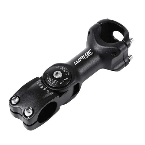 Beefy Adjustable 31.8Mm Bike Stem For Mountain Road BMX Fixie Cycling 90Mm Length 0 To 60 Degrees With Four Bolt Clamp