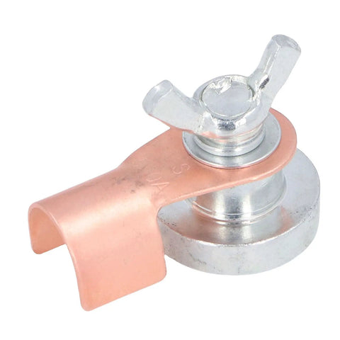 Heavy Duty 8Pcs Magnetic Welding Ground Clamps showing detailed grip mechanism for metal work, ideal for pro setups and DIY.