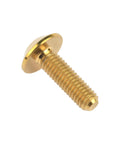 Gold Titanium Button Head Socket Cap Screw M6x12 for bicycles and motorcycles, ultra strong and corrosion resistant
