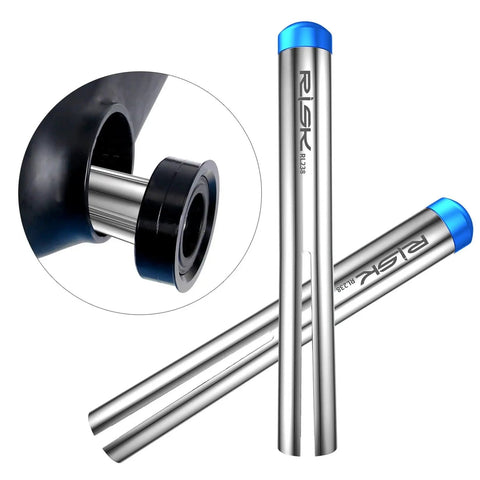 Piston-style bike bottom bracket bearing removal tool kit for press fit cups and headsets, compatible with BB86 BB90 BB92 Shimano SRAM