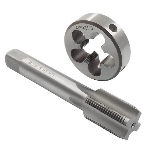 Premium M20 X 1.5 Tap And Die Set For Cutting Clean Threads On Steel Aluminum Or Copper With Heavy Duty Alloy Steel And HSS Precision Tools For DIY Pros, tap and die