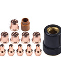 Get Your Plasma Cutter Consumables Kit Ready for Trafimet VersaCut 40 Systems. Assorted electrodes and nozzles for plasma cutting.