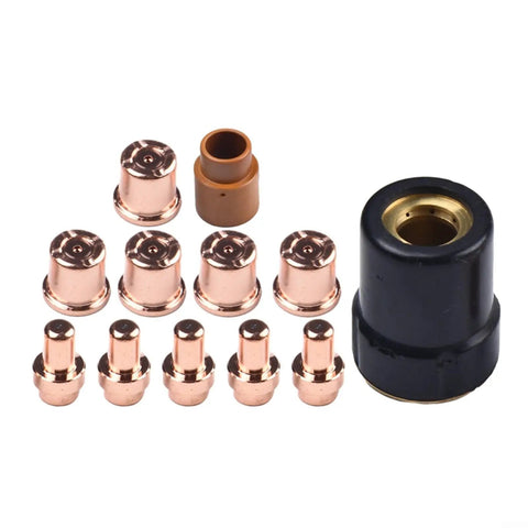 Get Your Plasma Cutter Consumables Kit Ready for Trafimet VersaCut 40 Systems. Assorted electrodes and nozzles for plasma cutting.