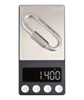 Marine Grade Stainless Steel 316 Quick Links Set Of Four One Quarter Inch Large Opening Chain Connectors shown on scale