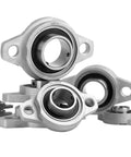 High Performance 4 Pack Zinc Alloy Pillow Block Bearings Self Aligning For Linear Shafts 8mm To 25mm Set Screw Locking Mounting Perfect For Garage Shops And Factory Machines Where You Need Smooth Rotation And Strong Support Zero Drama Hassle Free.