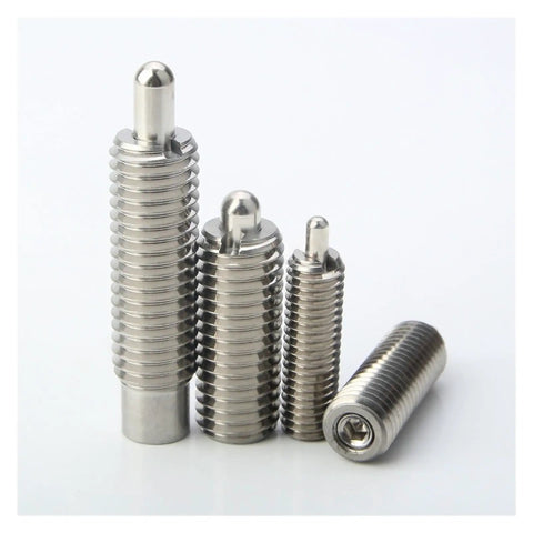 Stainless Steel Long Stroke Plunger With Retractable Spring And Smooth Plastic Head Built Tough For Heavy Duty Trades, four sizes.