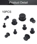 10 Piece Rubber Stopper Set In 10 Sizes Solid Hole Plugs For Pipes Drains Lab Equipment And DIY Projects Flexible Durable Rubber Plugs For Sealing One Hole Assorted Sizes For Quick Fits, 10pcs
