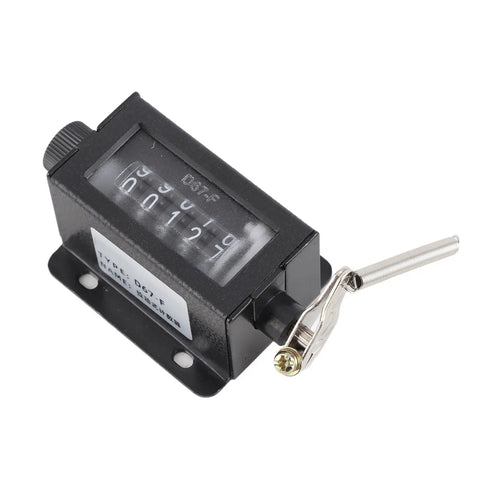5 Digit Mechanical Tally Counter Workhorse With Resettable Dial And Rotating Zero for Industrial Counting Tasks Rugged Durable Plastic Body Lightweight 82g Compact Design