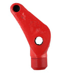 Fan Shaped Manual Pipe Bender For Copper Steel Iron Water Tube 15mm 20mm 25mm 32mm Hvac Plumbing Hand Tool handle in red.