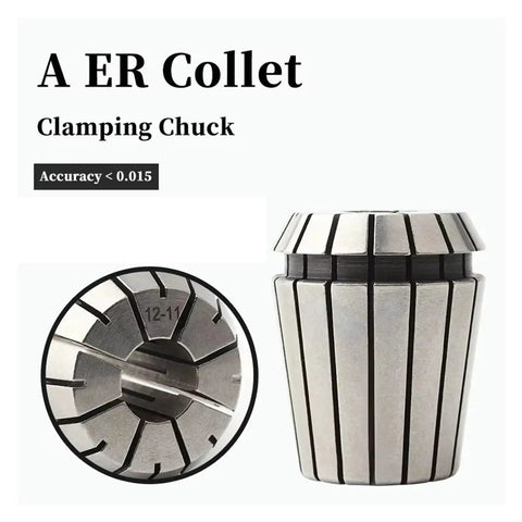 Premium One Piece Er High Precision Spring Collet For Engraving Machine Spindle with detailed clamping chuck view.
