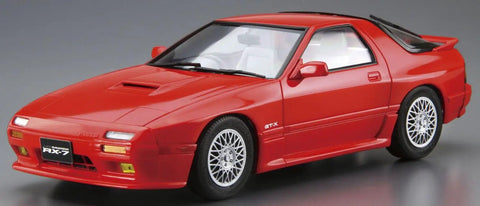 Mazda FC3S Savanna RX-7 1989 1/24 Scale Model Car Kit Unpainted Plastic Assembly With Early And Late Model Options Totally Detailed