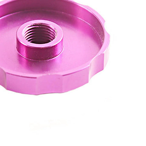 Purple aluminum alloy shock absorption air valve covers for bike suspension front fork caps protect valve area easy tool free install
