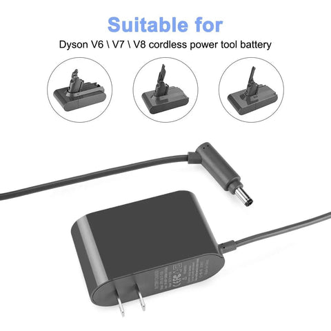 21.6V Replacement Charger For Dyson DC58 DC59 DC61 DC62 SV03 SV04 SV05 SV06 Cordless Vacuum Cleaner Model 205720-02 Power Adapter