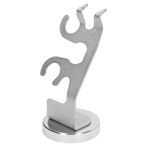 Heavy Duty Magnetic Base Welder Stand For MIG TIG Guns With Iron Construction And Rock Solid Coating Slip Welding Support displayed