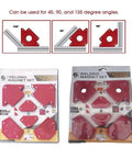 Check Out This Crazy Cool 6Pc Magnetic Welding Fixture Tool For Super Stable Support And Precision Positioning On All Your Soldering Jobs Without Deformation Woes, showing red magnetic welding fixtures for various angle adjustments.