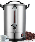 Massive Commercial Coffee Urn With 155 Cup Capacity Dual Layer Industrial Grade Stainless Steel 1500W 120V Hot Water Dispenser For Catering Churches Restaurants Workhorse Keeps Coffee Hot All Day