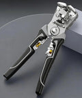 Heavy Duty Automatic Wire Stripper And Crimping Pliers with ergonomic handles, forged steel, ideal for electric wiring.