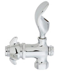 Heavy Duty 1/2 Inch Industrial Water Faucet Fountain Bubbler chrome tap with quarter turn cartridge for easy hookup.