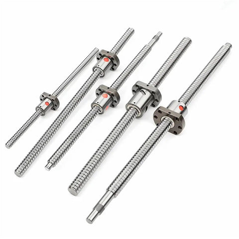 Heavy Duty SFU2005 SFU1605 SFU1610 Ballscrew Set for CNC Machines, Includes 1200mm 1500mm 1600mm and 1650mm Lengths, 16mm Lead