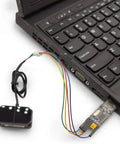 High Precision Single Point LiDAR Sensor With 0.1-12m Range And CAN Version for Drone Obstacle Avoidance connected to laptop