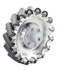 152mm Omni Mecanum Wheel with encoder motor, 100kg load capacity, heavy-duty design for robotic platforms and DIY rigs.