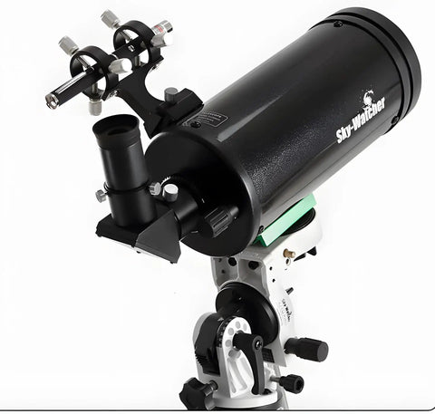 Beefy High Profile Aluminum Alloy Adjustable Laser Finder Scope Bracket With One Quarter Inch Screw on SkyWatcher telescope