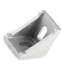 Built Tough Aluminum Alloy L Shaped Corner Brackets Set Right Angle Furniture Fasteners 10 Pcs Heavy Duty Mounting Supports for Shelves