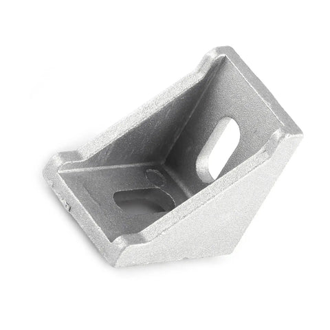 Built Tough Aluminum Alloy L Shaped Corner Brackets Set Right Angle Furniture Fasteners 10 Pcs Heavy Duty Mounting Supports for Shelves
