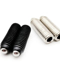 Badass Hex Socket Spring Ball Plunger Set Screw Kit with black and stainless steel screws for garage builds and machinery.