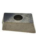Replacement Carbide Inserts CB160408 APKT160408-PM YBG202 for Aluminum Machining, detail of single insert showing top surface