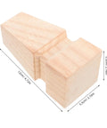 Four Solid Wood Furniture Legs With Light Carved Square Design For Tables Cabinets Beds And Sofas Replacement Parts