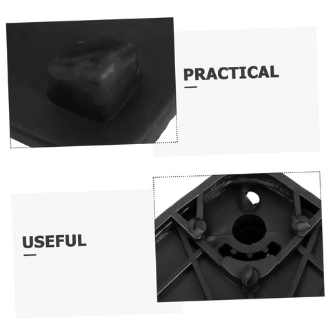 Two Pack Rubber Centering Pads Replacement For Blenders And Food Processors, Non Slip Vibration Dampening Feet For Noise Reduction, Easy To Clean Bottom Pads, Fits Soymilk Machines And Household Blenders, black rubber pad underside