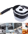 Powerful Handheld Steam Cleaner With 6 Gear Settings, 2500W High Temperature Steam Up To 266F, 7.22 Ft Hose