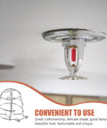Heavy Duty Fire Sprinkler Head Covers 2 Pack Tool Free Impact Blocker For Vandalism smooth ceiling setup with sprinkler.