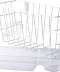 Durable Walker Basket With Built In Cup Holder And Tray For Folding Walkers, Quick No Tools Needed Install, Secure Storage, 16x5.5x7 Inches.