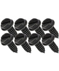 Black License Plate Screws Kit Rustproof 304 Stainless Steel Bolts Three Quarters By One Quarter Inch For Cars Trucks And SUVs
