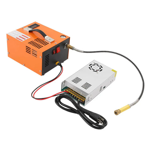 Portable PCP Air Compressor 4500 PSI Heavy Duty Tire Inflator With 110V Us Plug For Car Bike Motorcycle Paintball Tanks Fast Inflation Auto Shut Off Quiet Motor Home And Outdoor Pro Gear