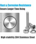 Close-up of Huge 900 Piece Stainless Steel Nuts And Bolts Set With Metric M3 M4 M5 M6 Screws and Flat Washers showcasing 304 steel.