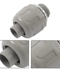 Heavy Duty Half Inch Npt Conduit Connectors 180 Degree Straight Wire Cable Grip showing detailed connector design.