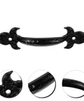 Rustic Vintage Iron Cabinet Handles And Drawer Pulls For Dresser Wardrobe And Cabinet Hardware Bow Shaped Door Pulls