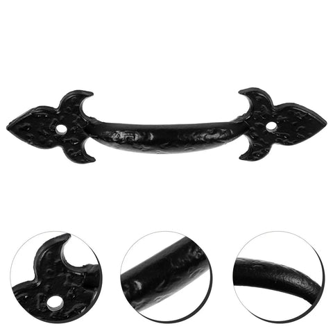 Rustic Vintage Iron Cabinet Handles And Drawer Pulls For Dresser Wardrobe And Cabinet Hardware Bow Shaped Door Pulls