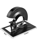 Badass Adjustable Angle Grinder Guard Built Tough As Nails With Rust Proof Steel Deflector Easy Twist Lock Shield knockout spark cover, black metal, 13.8cm x 9cm, for grinder protection.