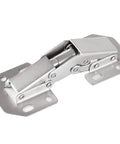 Solid As A Rock 40 Pack Hidden Cabinet Hinges For Frameless Doors Surface Mount Self Closing Concealed Hardware with tight metal spring grip