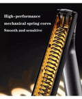 Close-up of high-performance mechanical spring cores in Fully Adjustable Single Monitor Mount For Desk Featuring Mechanical Spring Arm.
