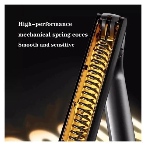 Close-up of high-performance mechanical spring cores in Fully Adjustable Single Monitor Mount For Desk Featuring Mechanical Spring Arm.